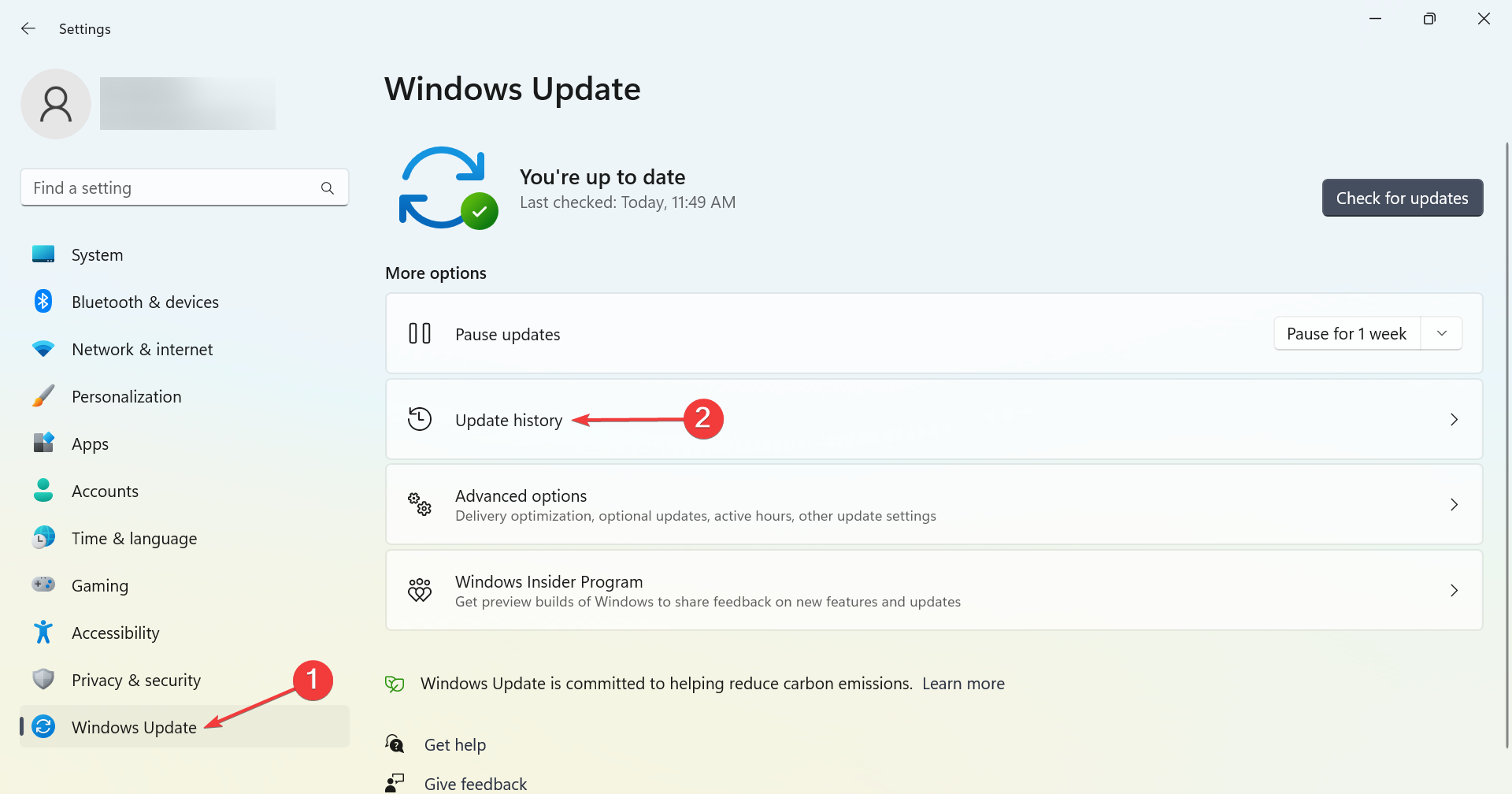 журнал обновлений