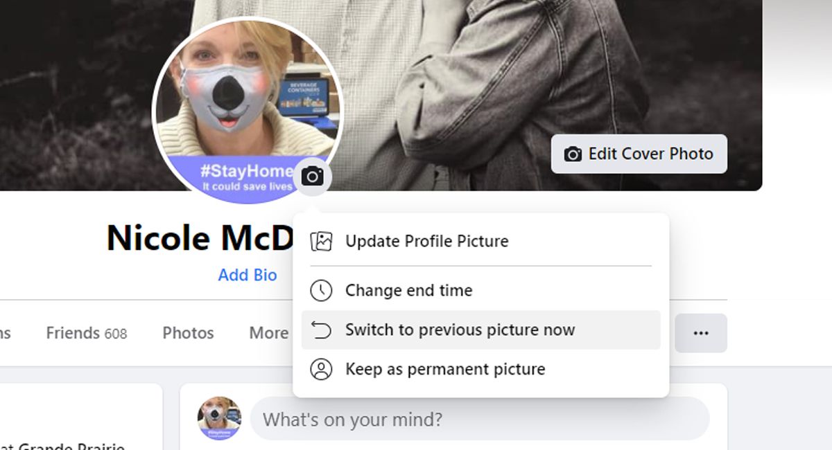 Удаление рамки из фото профиля