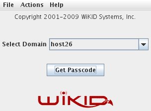 WiKID 토큰 앱 - 토큰 화면