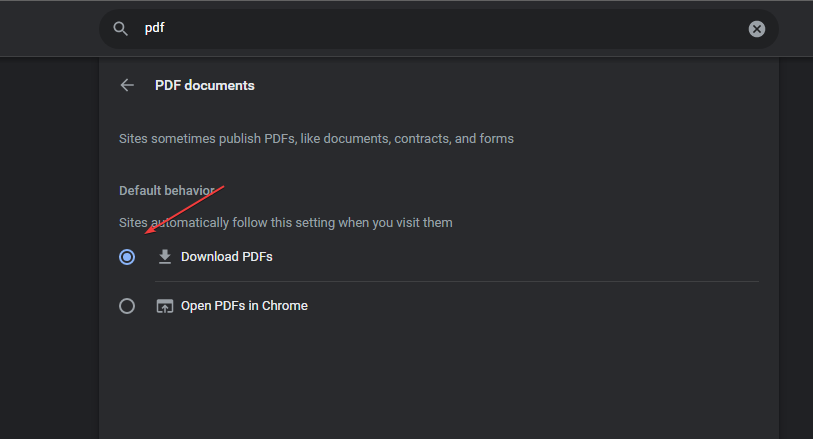 Переключатель для скачивания PDF вместо открытия