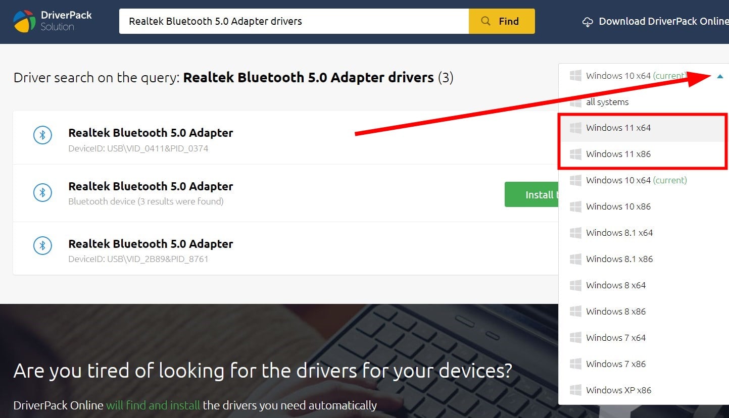 Выбор архитектуры и скачивание