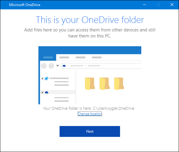 Интерфейс OneDrive и синхронизация файлов