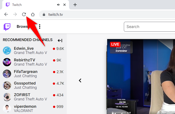 Удерживайте Shift и нажмите значок обновления.