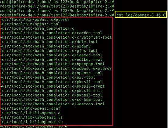 opensc の rootfile（+ 記号あり）