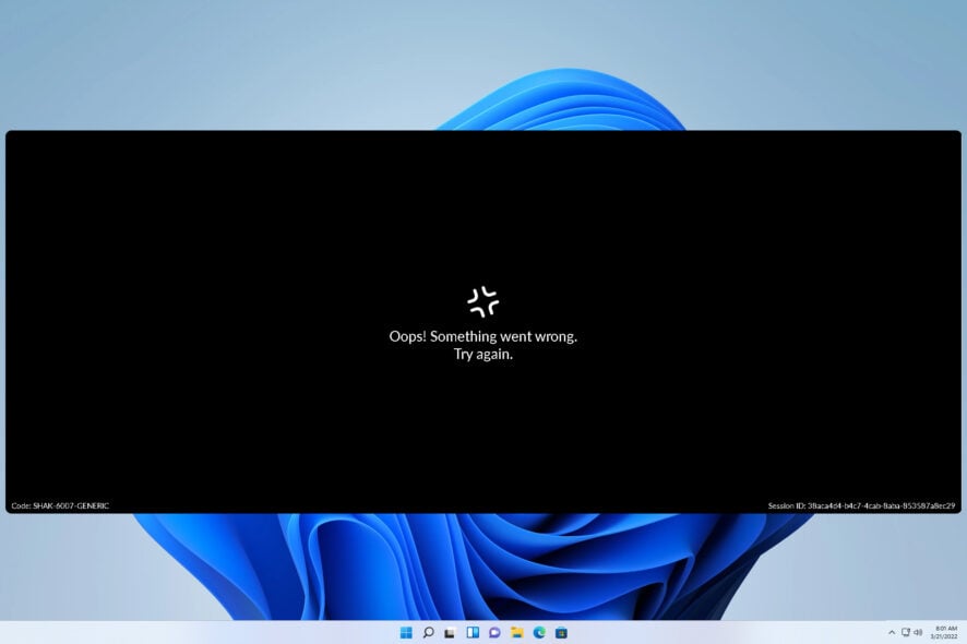 Исправить ошибку Crunchyroll SHAK-6007-GENERIC