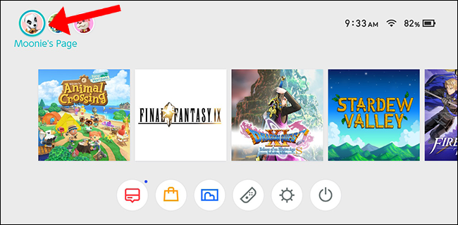 Страница профиля Nintendo Switch, где виден friend code