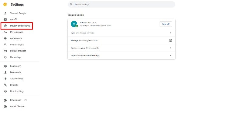 Настройки JavaScript в Google Chrome
