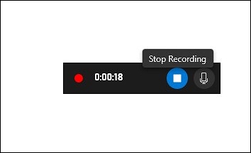 Включение микрофона и остановка записи в Xbox Game Bar