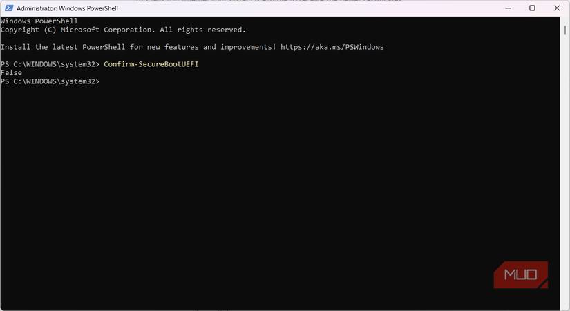 Verifying Secure Boot on Windows 11