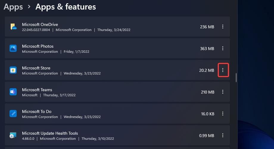 Кнопка с тремя точками