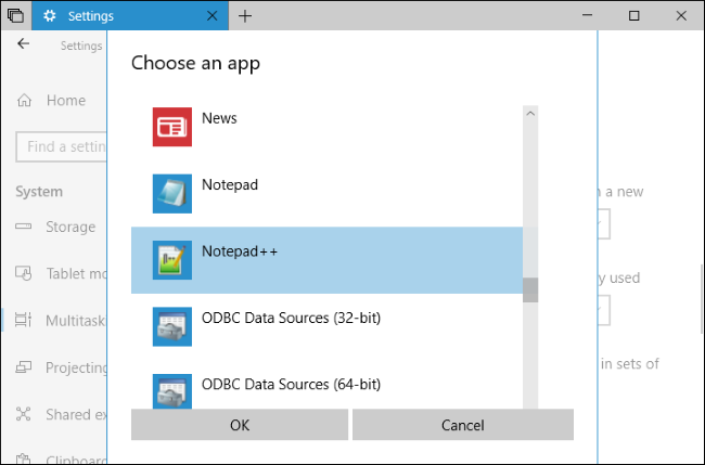 Список исключений Sets с кнопкой удаления