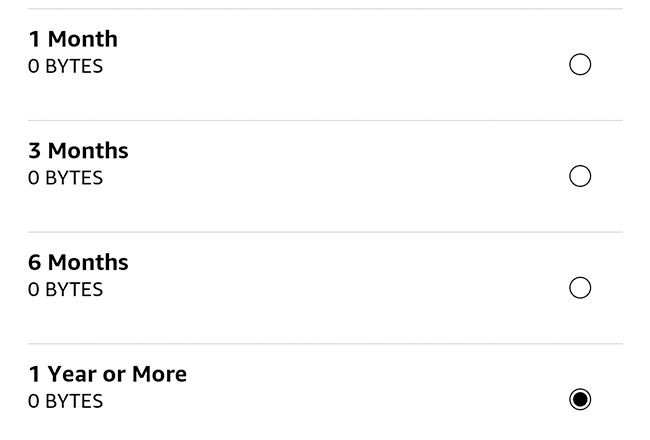 kindle quick archive options