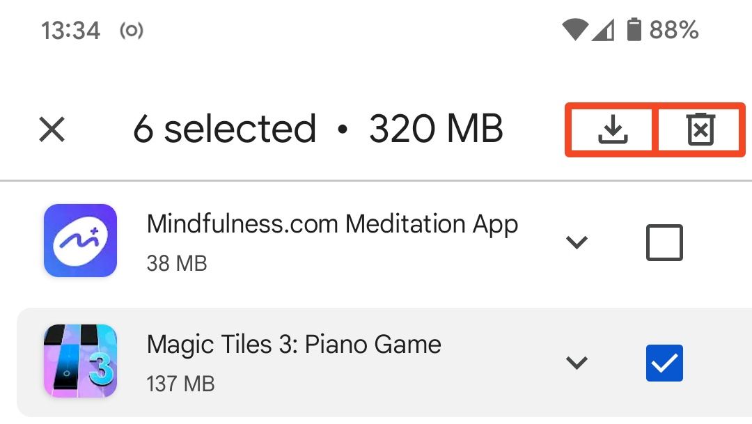 Пакетная переустановка приложений через Play Store.