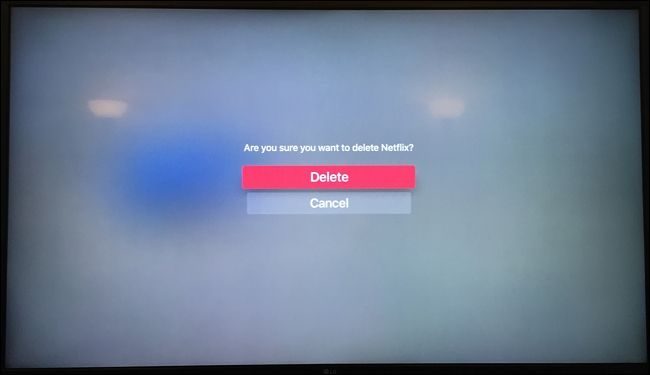 Вкладка Поиск в App Store на Apple TV