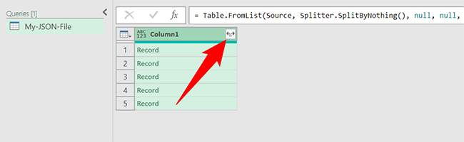 Нажмите иконку двойной стрелки рядом с 
