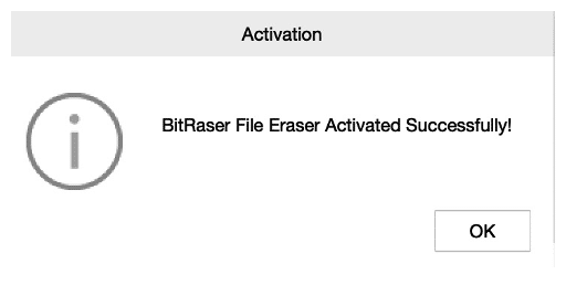 Interfaccia principale di BitRaser File Eraser su Mac