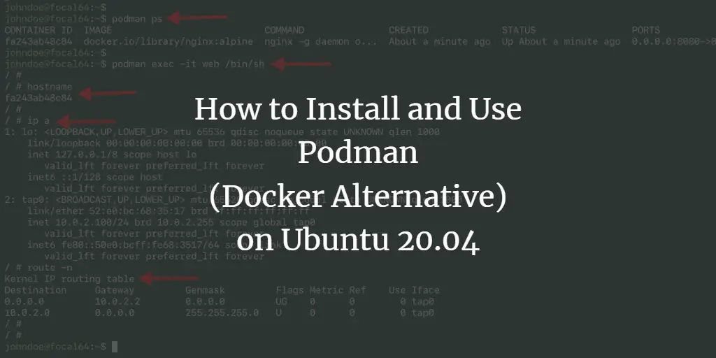 Установка Podman на Ubuntu 20.04 — руководство
