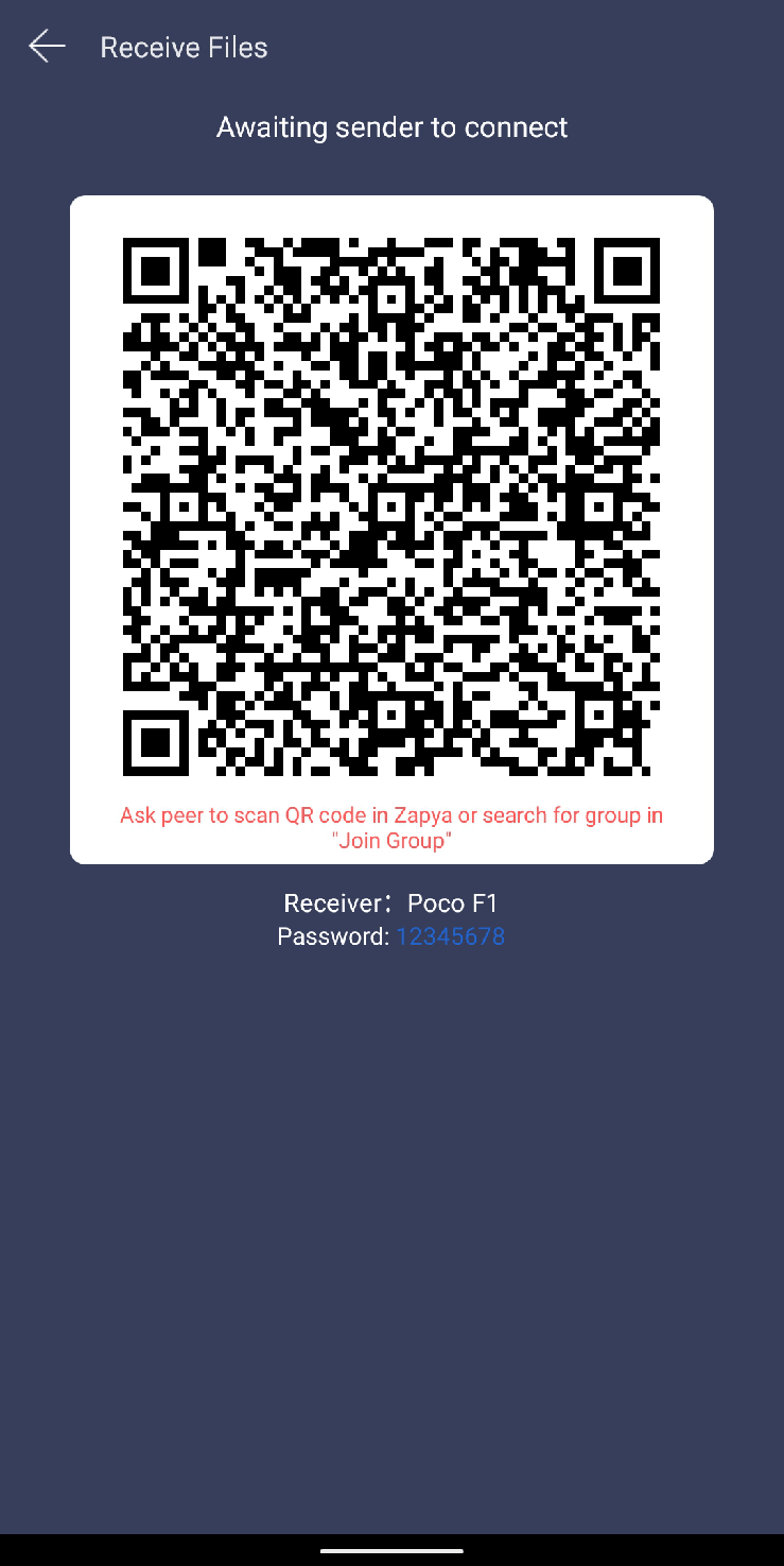 QR‑Code zur Geräteverknüpfung