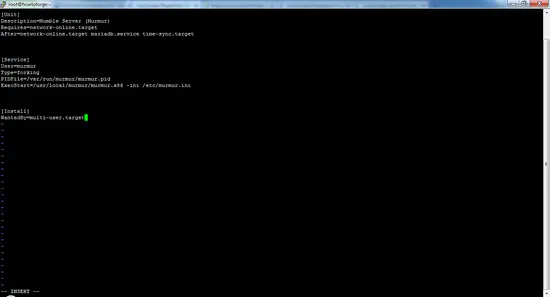Adicionando arquivo systemd para murmur.