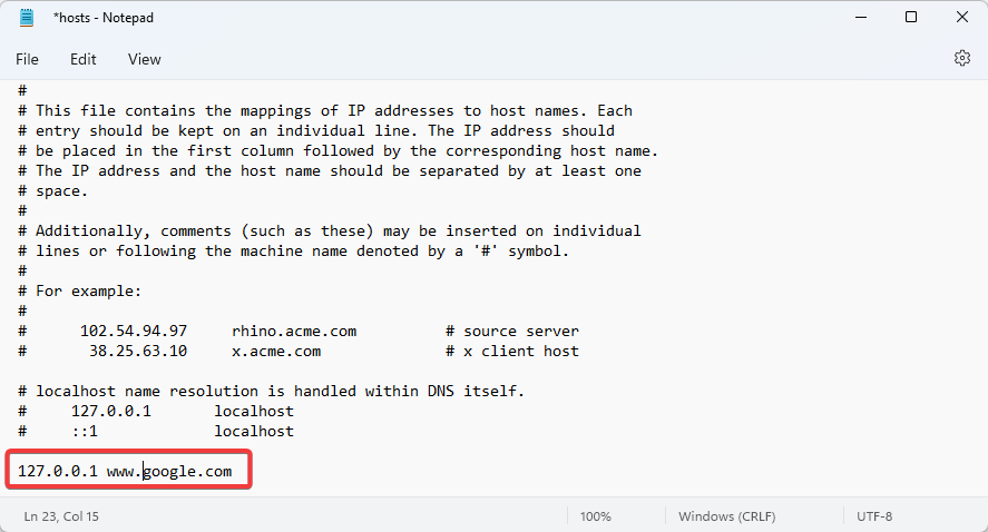 block websites on Edge