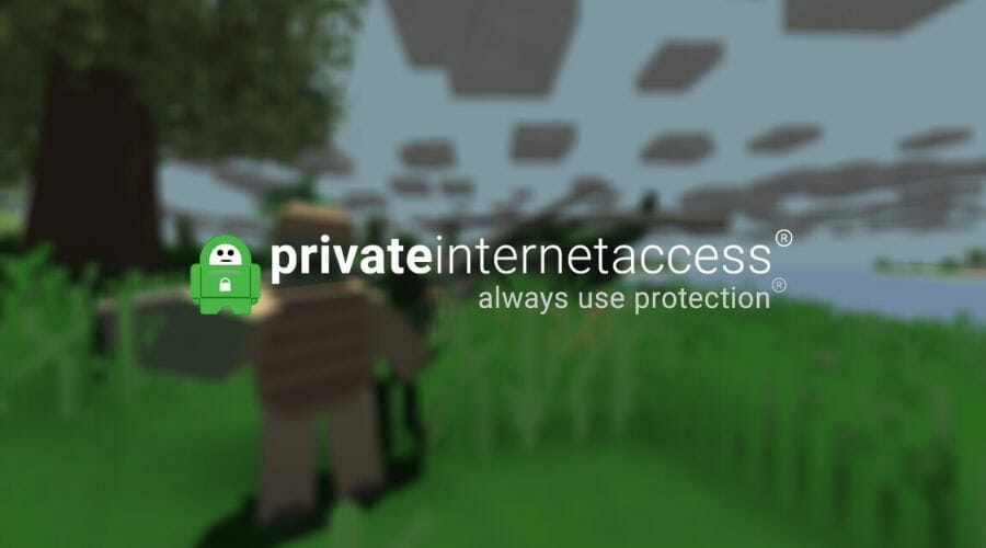 Unturned 화면에서 Private Internet Access 사용 예시 스크린샷