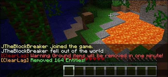 Сообщения плагинов и консоль сервера