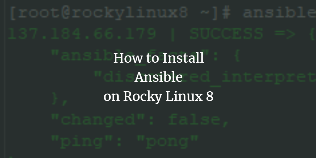 Обобщённая архитектура Ansible