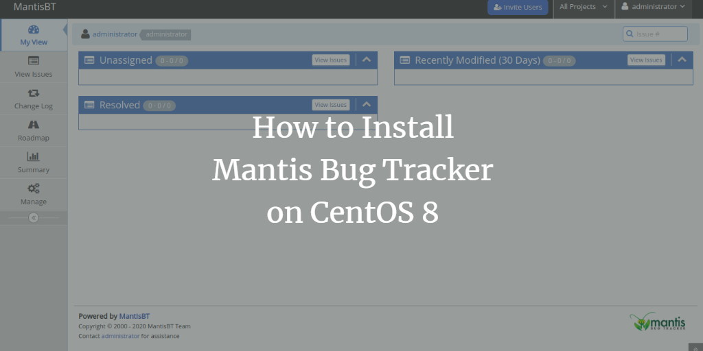 Установка MantisBT на CentOS 8 — пошагово