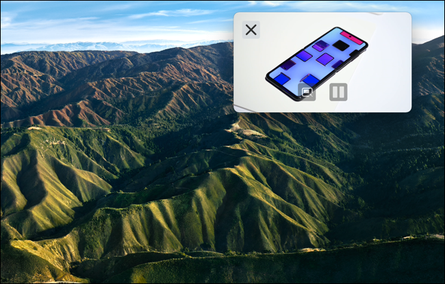 Управление воспроизведением в PiP — пауза, возврат на сайт, закрыть