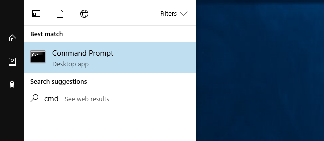 Снимок экрана: пример пути в командной строке для VBoxManage