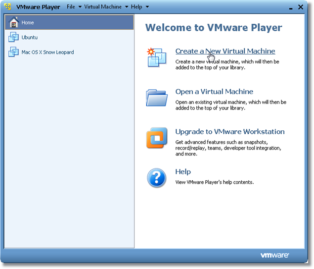 Окно выбора ISO-образа в VMware