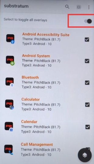 Менеджер: опция 'Select to bottom all overlays'