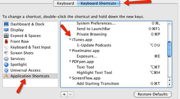 Системные настройки macOS — раздел Клавиатура