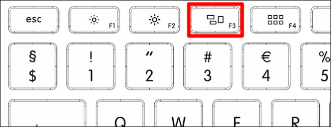 Открытие Mission Control жестом трекпада