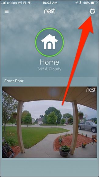 Экран приложения Nest: добавление нового устройства