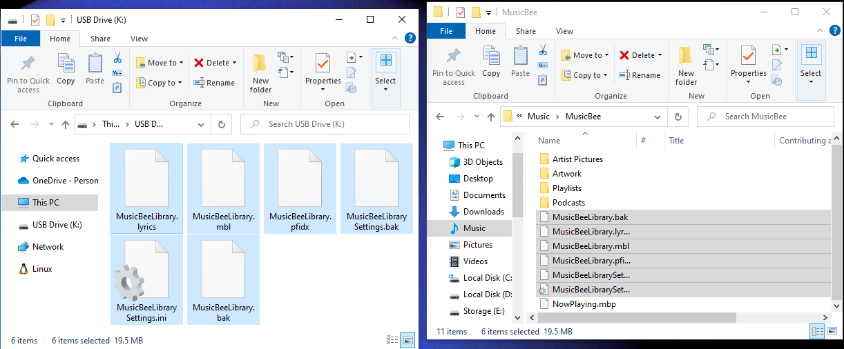 Файлы успешно скопированы на флешку. 