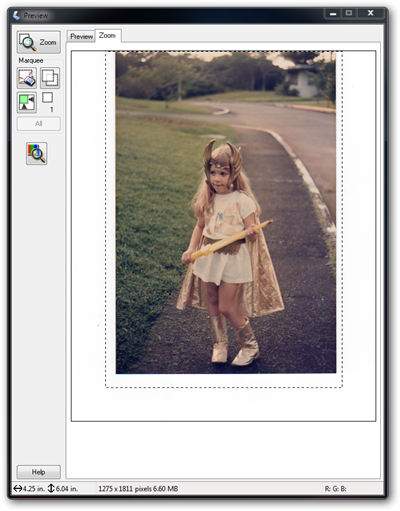 Вкладка настроек уровней и гистограммы в драйвере