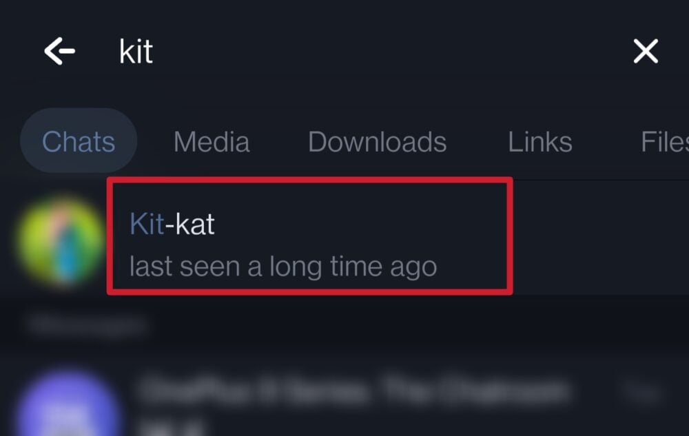 Результат поиска пользователя в Telegram: «Нет результатов» или «Удалённый аккаунт»
