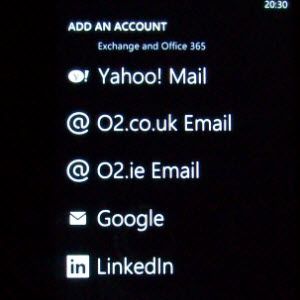Настройка Gmail на Windows Phone