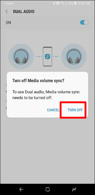 Список подключённых Bluetooth устройств на Galaxy S8
