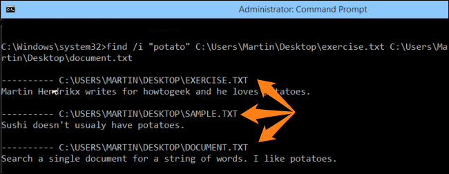 Поиск части слова и результаты