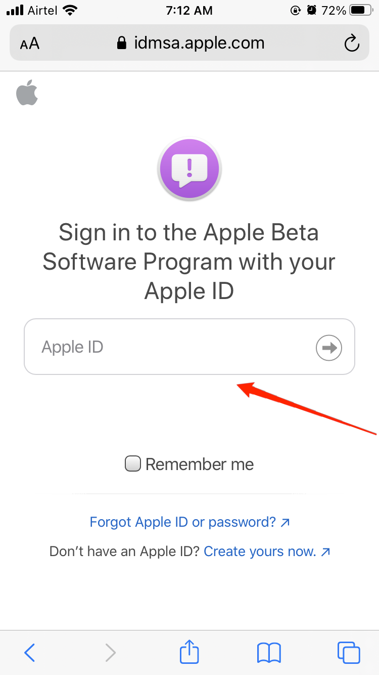 Вход Apple ID