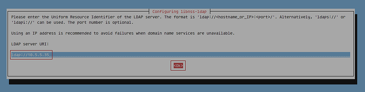 Запрос IP сервера LDAP