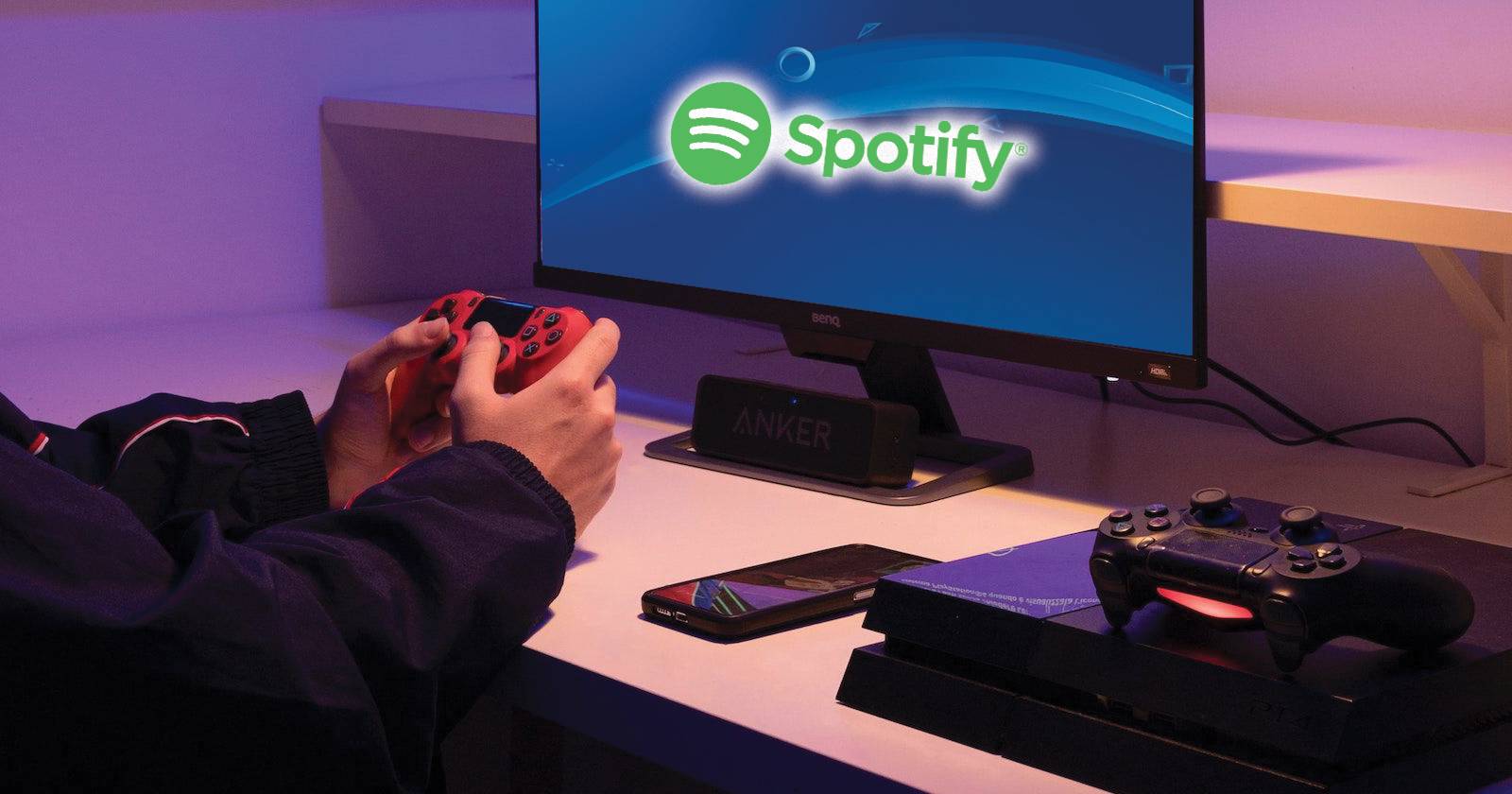 Spotify на PS4 — слушать музыку во время игры