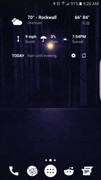 Иконки в панели приложений после применения пакета