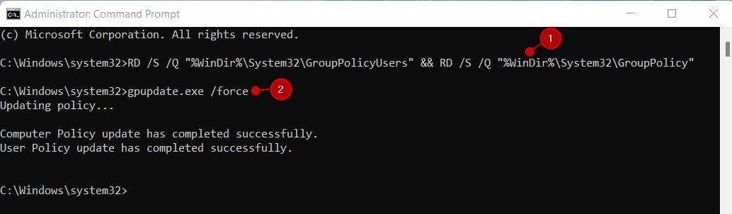 Командная строка Windows с правами администратора