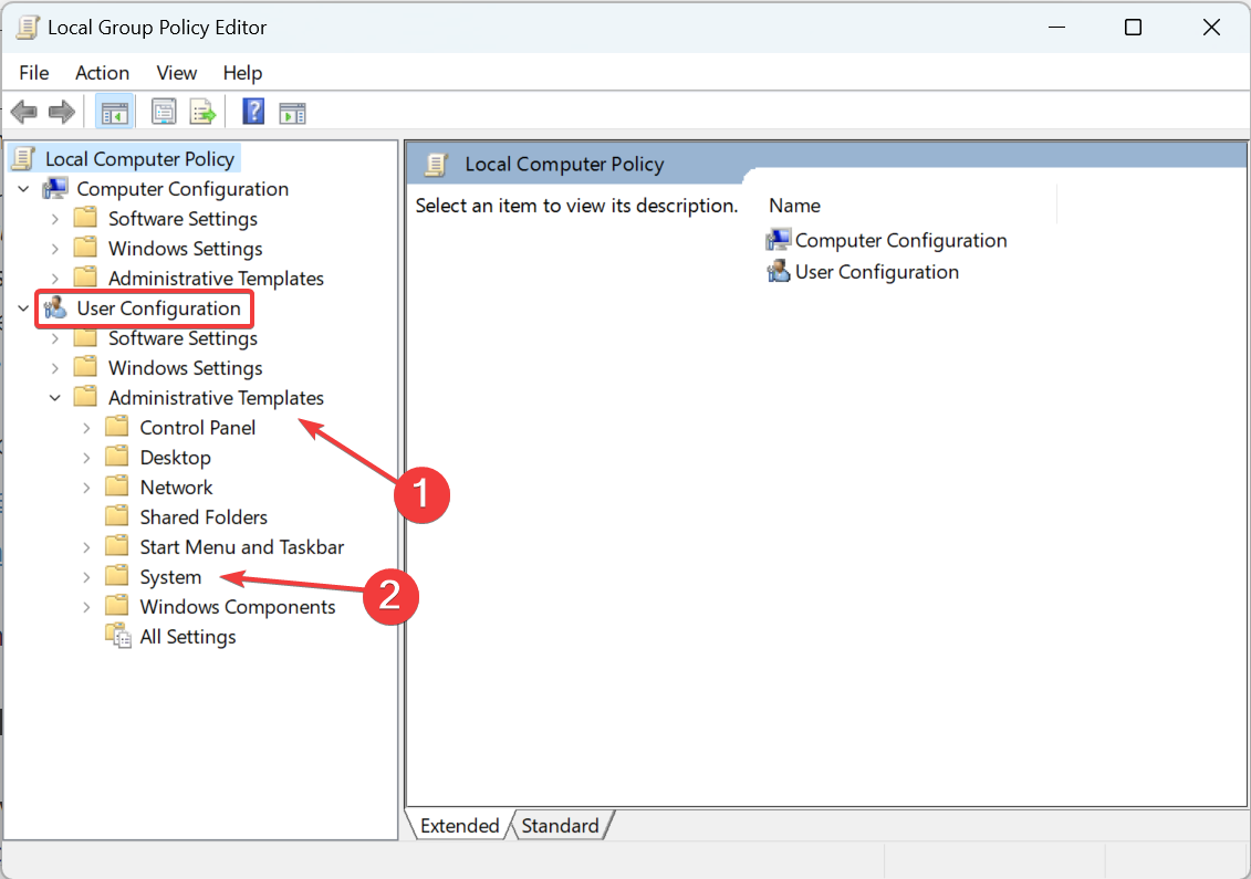 навигация по политике системы