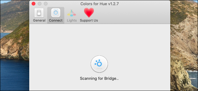 «Поиск Bridge» в Colors for Hue