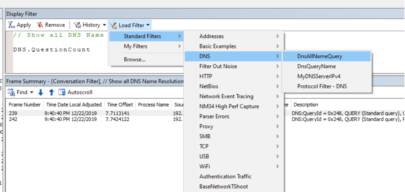 Microsoft Network Monitor: захват и анализ пакетов