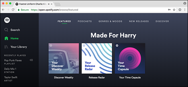 Spotify Web Player — слушать в браузере